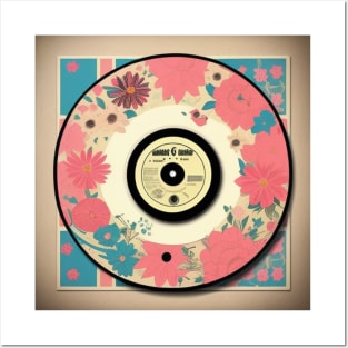 Aesthetic Vintage Cottage Core Vinyl Record Posters and Art